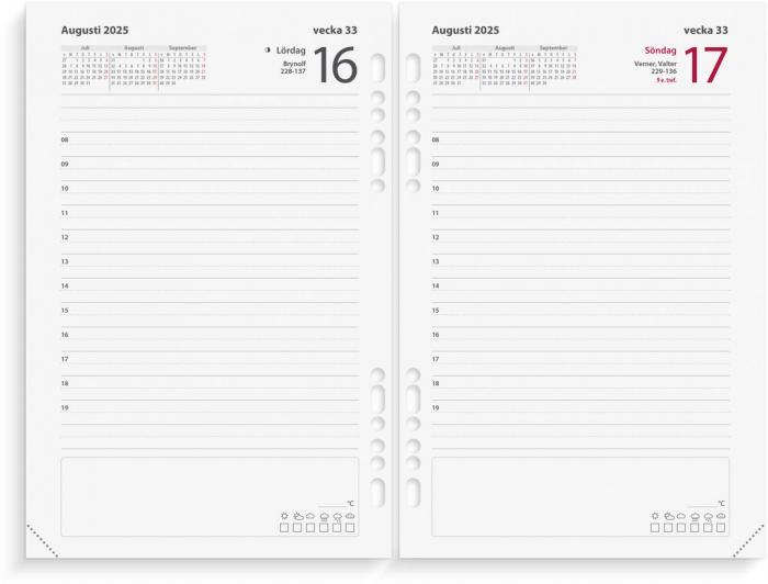 Business kalendersats Dagbok 2025