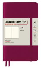 Anteckningsbok Leuchtturm1917 Soft A6 Port Red olinjerad