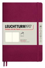 Leuchtturm Notebook A5 soft olinjerad Port Red