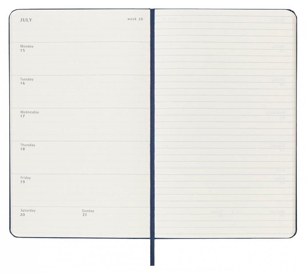 Moleskine Weekly Notebook Blue Hard Large 2024   999x999 Moleskine 2024 8056598856613 02 