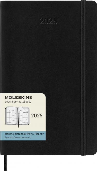 Moleskine MonthNote Black Soft Large 2025