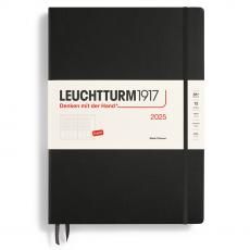 Kalender Leuchtturm1917 A4+ vecka/uppslag vertikal Black 2025