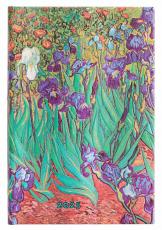 Kalender Paperblanks Van Gogh´s Irises Horizontal Mini 2025