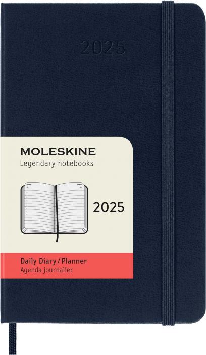 Moleskine Daily Sapphire Blue Hard Pocket 2025