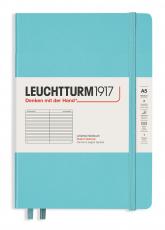 Leuchtturm Notebook A5 hard 249s Aquamarine linjerad 