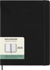 Moleskine Weekly Notebook Black hard XL 2025