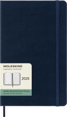 Moleskine Weekly Notebook Blue hard Large 2025