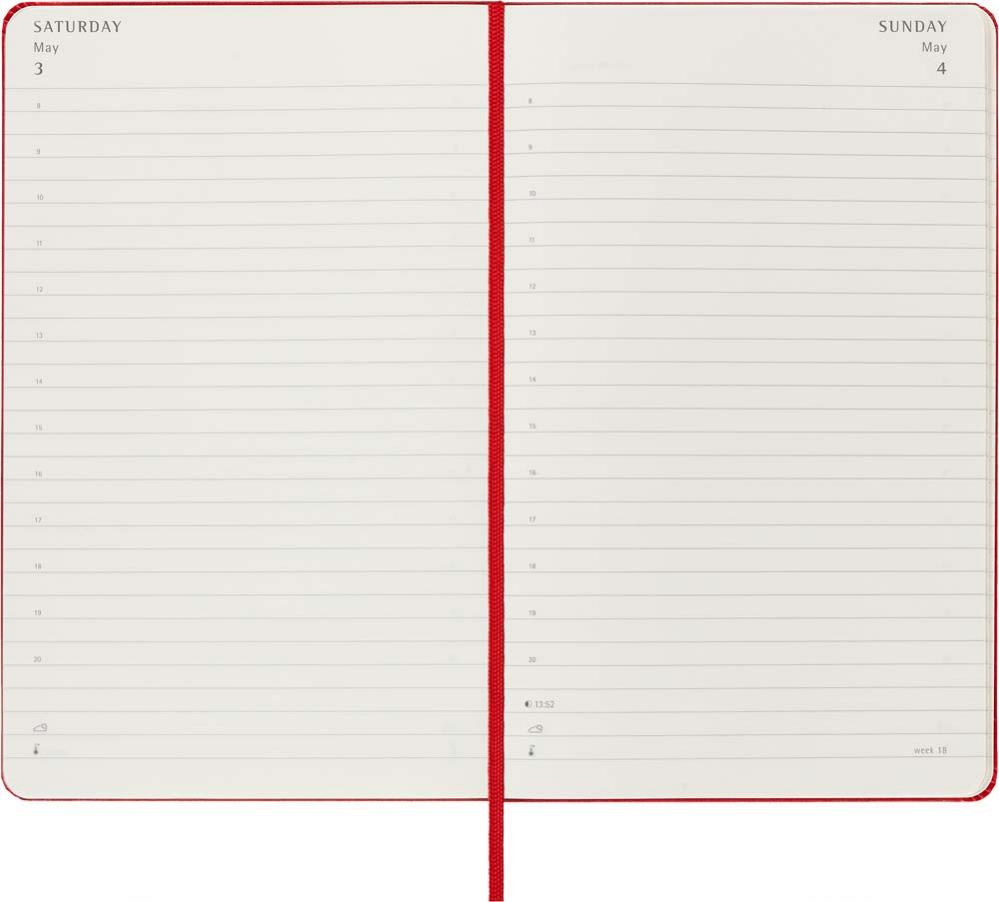 Moleskine Daily Red Soft Large 2025