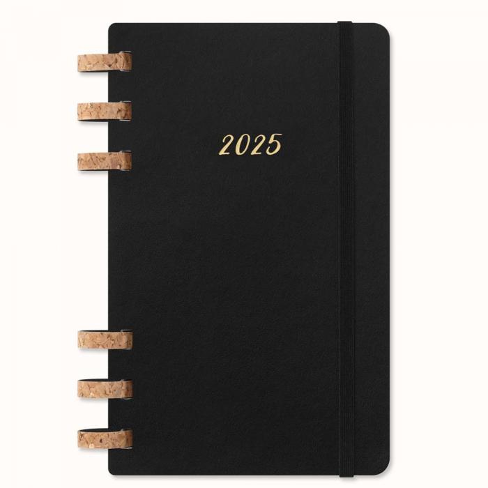 Spiral Planner 2025 Large Svart