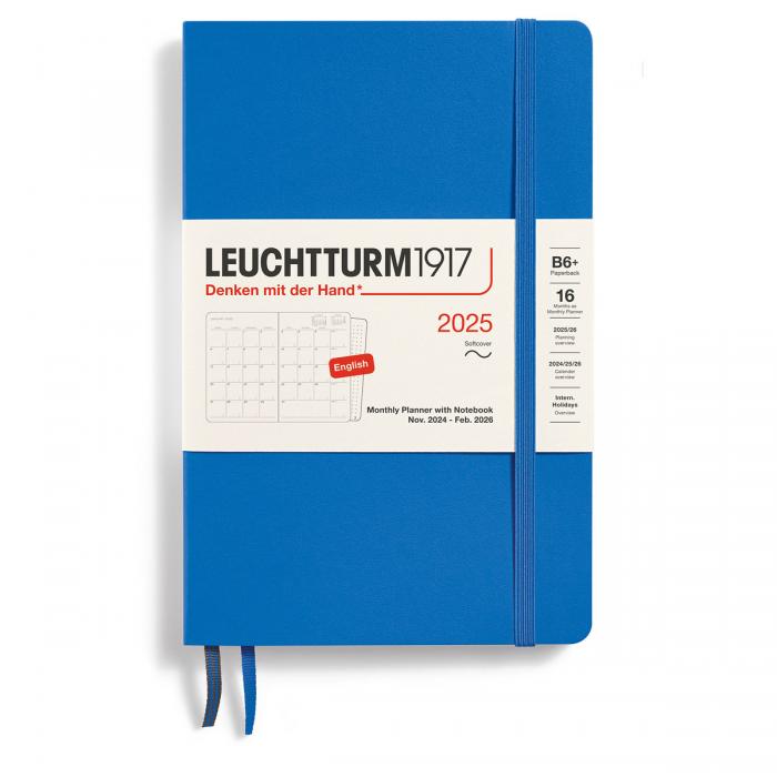 Leuchtturm1917 B6 Soft Mnad/Uppslag 16m Sky 2025