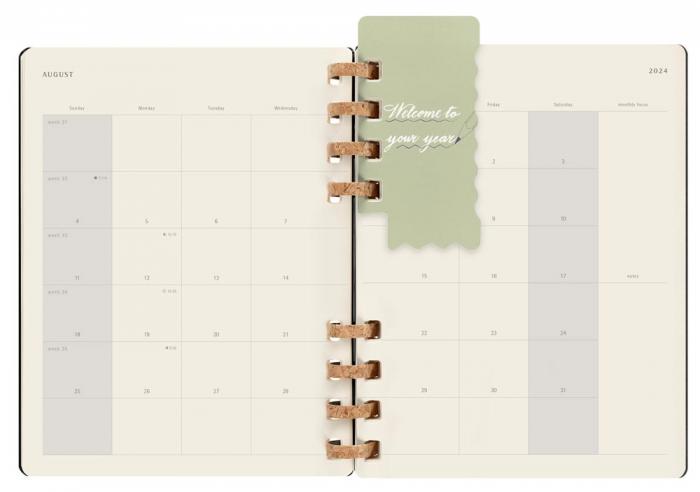 Spiral Planner 2025 Large Almond