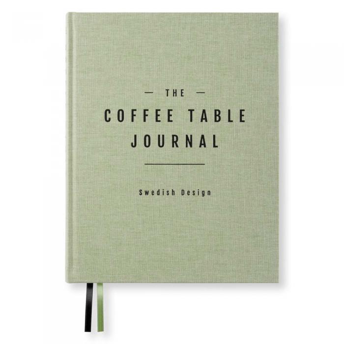 Coffe Table Journal Clean Green Leaf 