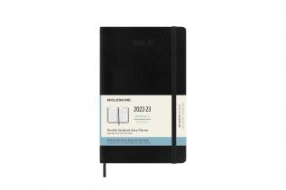 Moleskine Monthly Notebook svart soft large 22/23