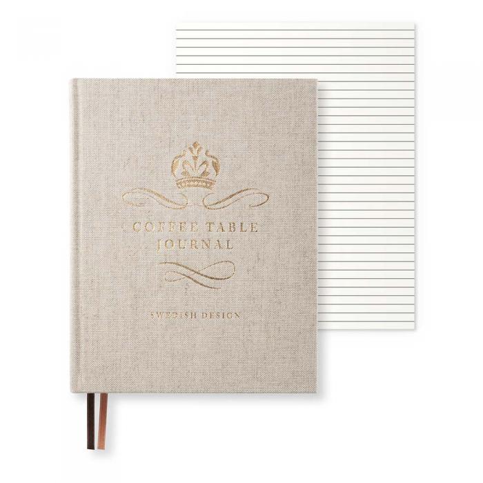 Coffe Table Journal Royal Rough Linen