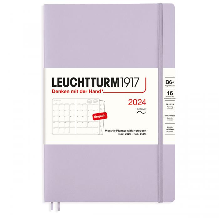 Leuchtturm1917 B6 Soft Mnad/Uppslag 16m Lilac 2024