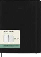 Moleskine Weekly notebook XL Soft Black 2025