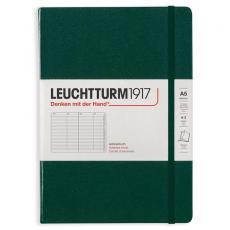 Leuchtturm Address Book A5 Hard Forest Green