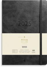 Stor Veckokalender Forma Deluxe svart 2025