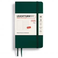 Leuchtturm1917 vecka/notes A6 Soft Forest Green 2025