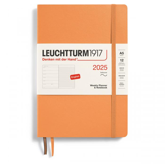 Leuchtturm1917 A5 vecka/notes Soft Apricot 2025