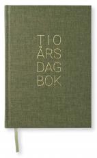 10-årsdagbok - Khaki Green