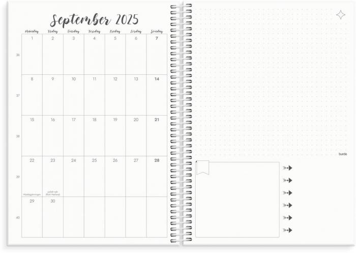 Kalender Doodle B5 2025-2026