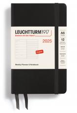 Leuchtturm1917 vecka/notes A6 Black 2025