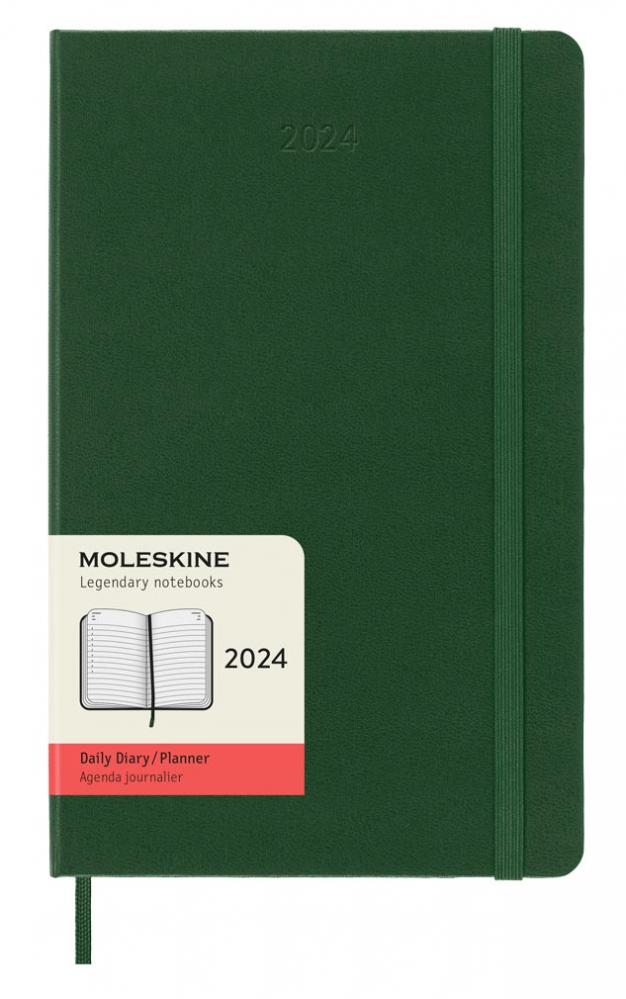 Moleskine Daily Myrtle Green Hard Large 2024