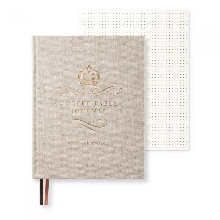 Coffe Table Journal Royal Rough Linen