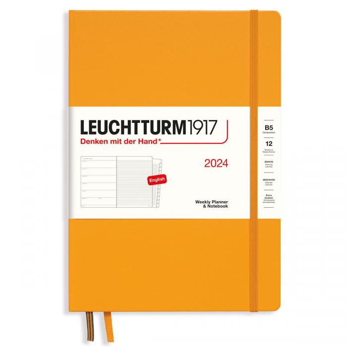 Leuchtturm1917 Weekly PLANNER & Noteb. 2024 B5 Rising Sun