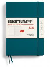 Leuchtturm1917 A5 vecka/notes Pacific Green 2025