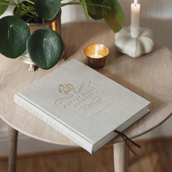 Coffe Table Journal Royal Rough Linen