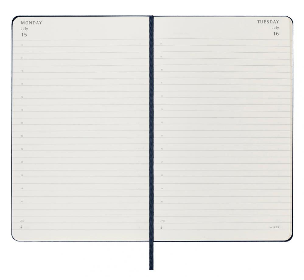 Moleskine Daily Sapphire Blue Hard Large 2024