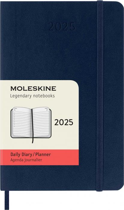 Moleskine Daily Sapphire Blue Soft Pocket 2025