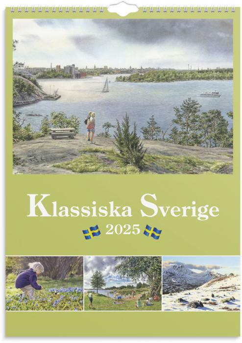 Vggkalender Klassiska Sverige 2025 