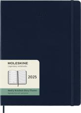 Moleskine Weekly Notebook Blue hard XL 2025