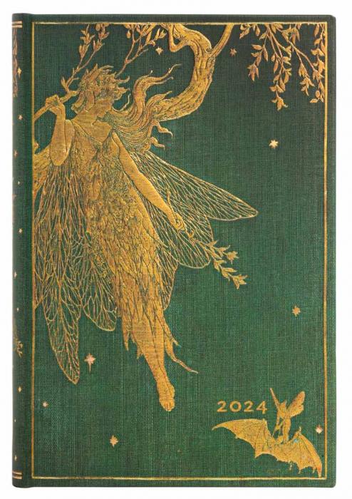 Kalender Paperblanks Daily Olive Fairy Mini 2024