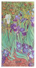 Kalender Paperblanks Van Gogh´s Irises Horizontal Slim 2025