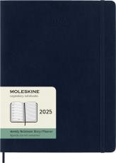 Moleskine Weekly notebook XL Soft Blue 2025