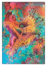 Kalender Paperblanks Humming Dragon Midi Hor 2025