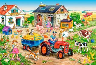 Pussel Life on the Farm, 40-bitarspussel Maxi