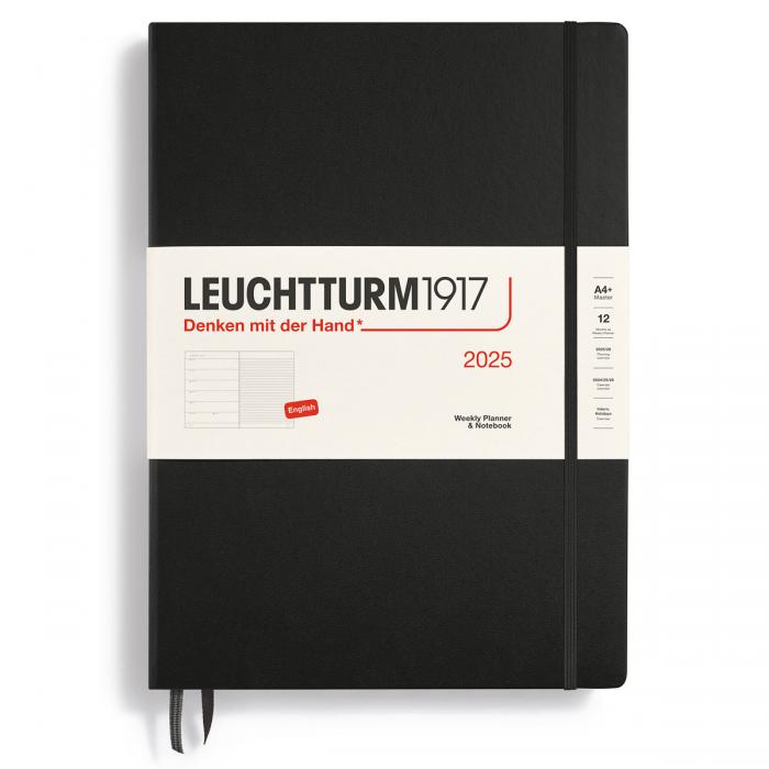 Leuchtturm1917 Vecka/notes A4+ Black 2025