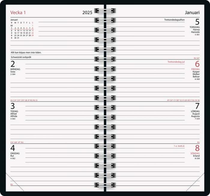 Fickkalender Classic 2025