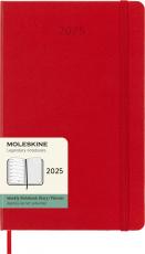 Moleskine Weekly Notebook Red hard Large 2025