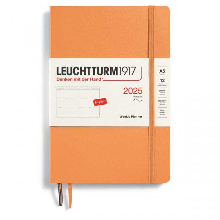 Leuchtturm1917 A5 Vecka/Uppslag Soft Apricot 2025