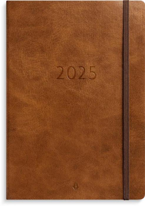 Stor Veckokalender Forma Deluxe brun 2025