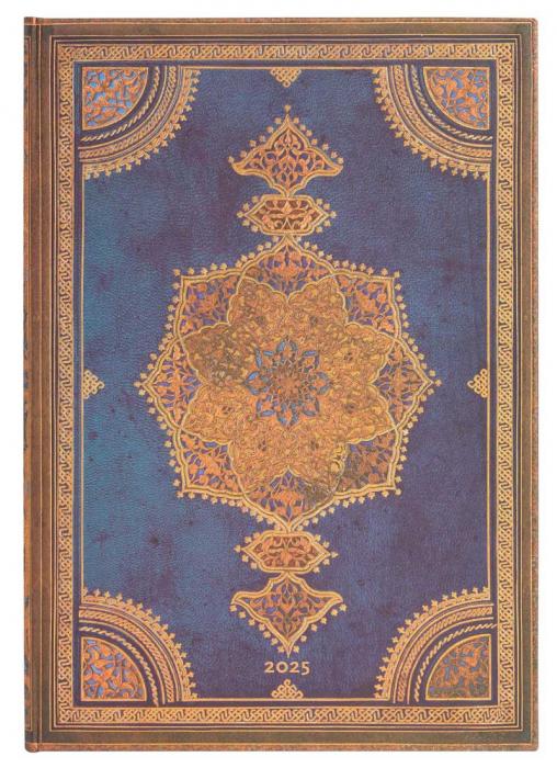 Kalender Paperblanks Safavid Indigo Vertical Grande 2025