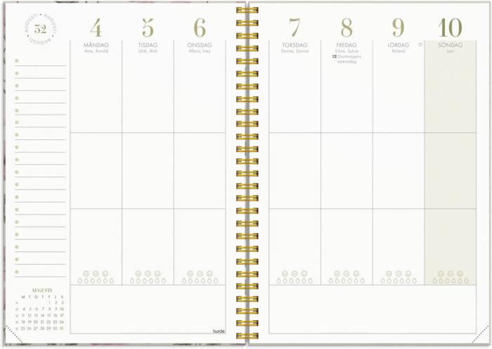 Burde Publishing AB Life Planner 2025 Essentials A5 - Kalenderkungen.se