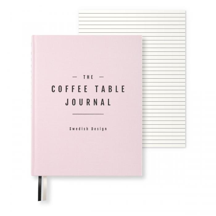 Coffe Table Journal Clean Dusty Rose