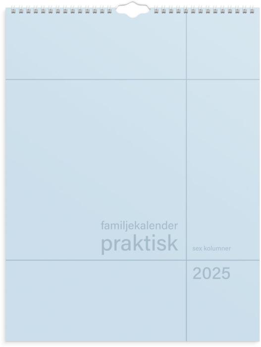 Familjekalender Praktisk 2025 